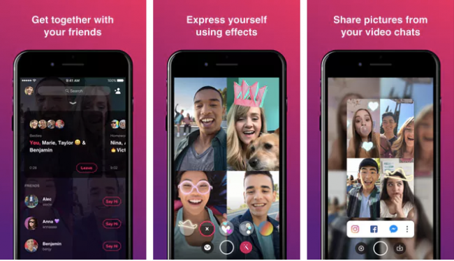 Bonfire The new group video chat app from Facebook