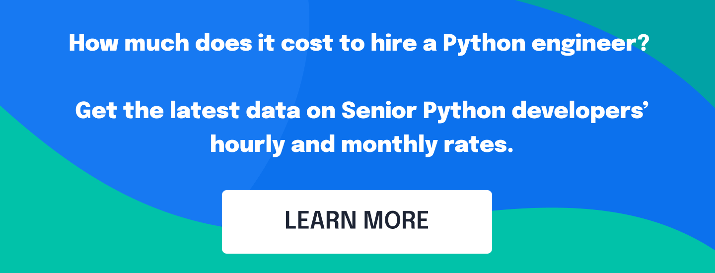 Python developer rates