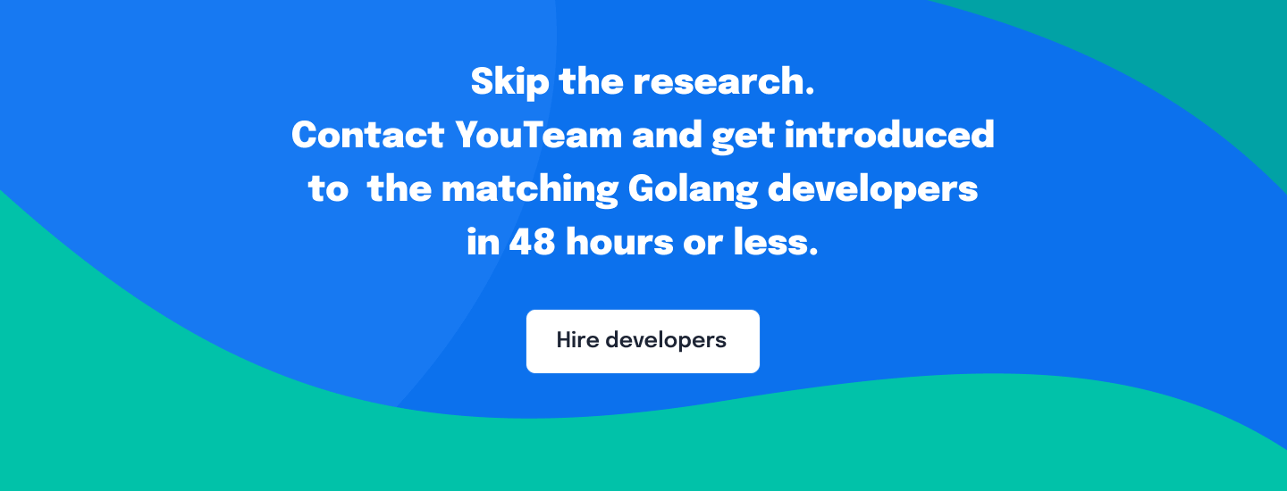 Hire Golang developers with YouTeam
