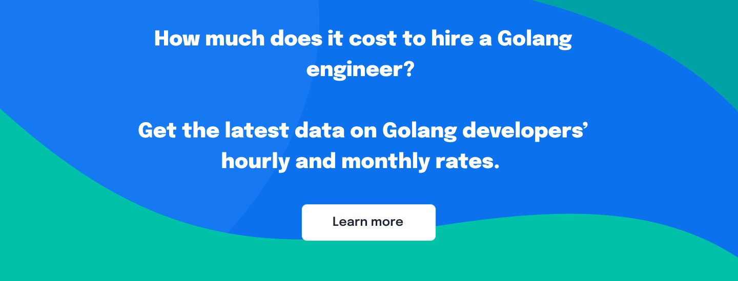 Learn more about Golang developers rates