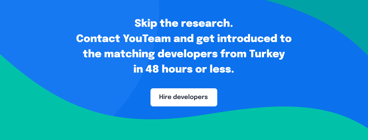 YouTeam's matching developers