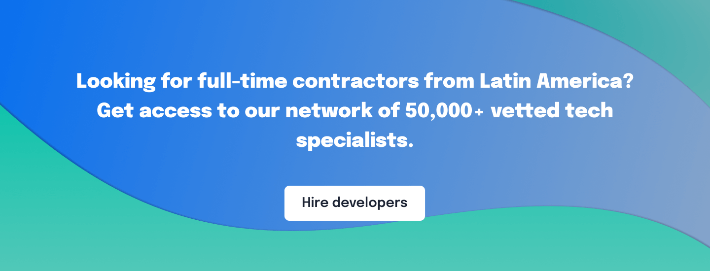 Get access to our network of 50,000 vetted tech specialists